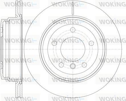 Woking D6977.10 - Тормозной диск autosila-amz.com