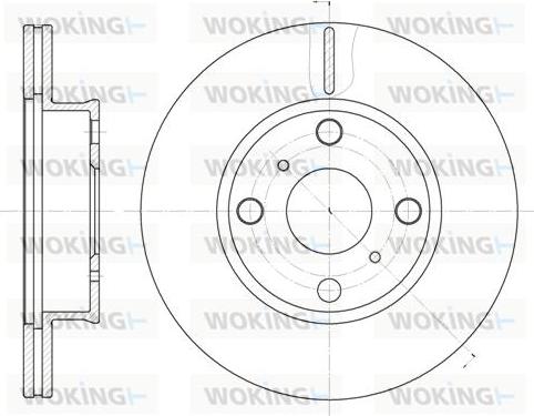 Woking D6402.10 - Тормозной диск autosila-amz.com