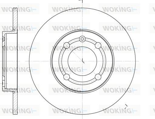 Woking D6418.00 - Тормозной диск autosila-amz.com