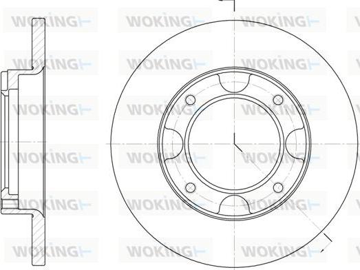 Brake Engineering 838541 - Тормозной диск autosila-amz.com