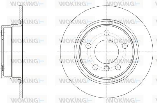 Woking D61450.00 - Тормозной диск autosila-amz.com