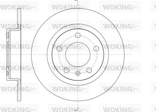 Woking D61469.00 - Тормозной диск autosila-amz.com