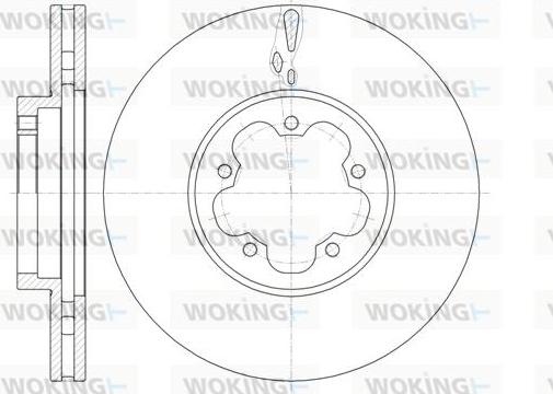 Woking D61460.10 - Тормозной диск autosila-amz.com