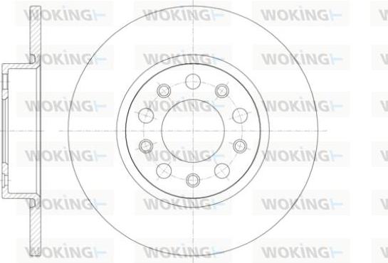 Woking D61426.00 - Тормозной диск autosila-amz.com