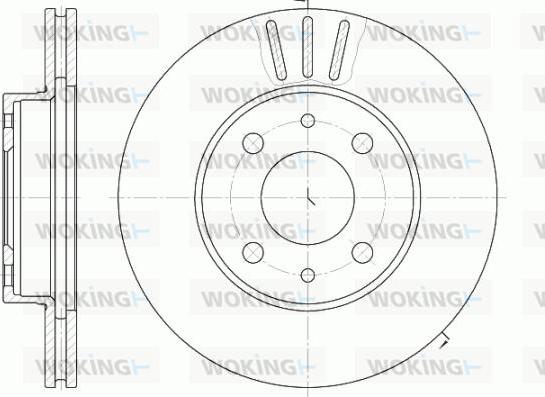 Brembo 09672511 - Тормозной диск autosila-amz.com