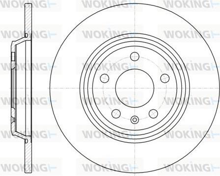 Woking D61112.00 - Тормозной диск autosila-amz.com