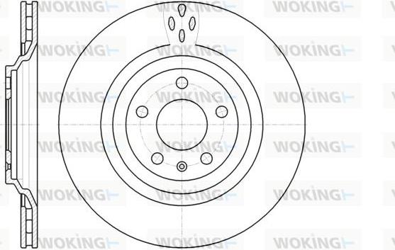 Woking D61309.10 - Тормозной диск autosila-amz.com
