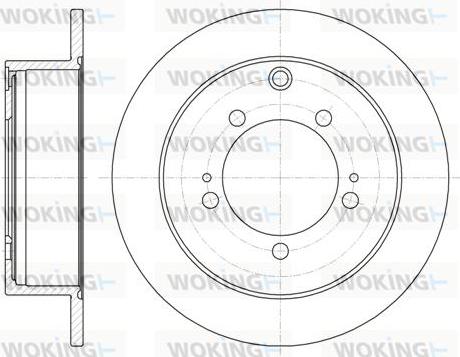 BENDIX 520623 - Тормозной диск autosila-amz.com