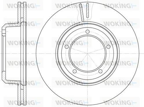 Woking D6340.10 - Тормозной диск autosila-amz.com