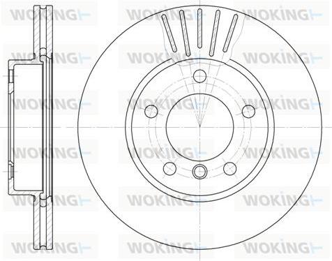 Woking D6324.10 - Тормозной диск autosila-amz.com