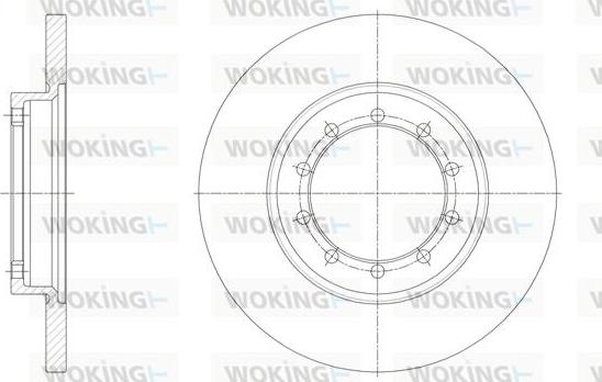 Woking D62094.00 - Тормозной диск autosila-amz.com