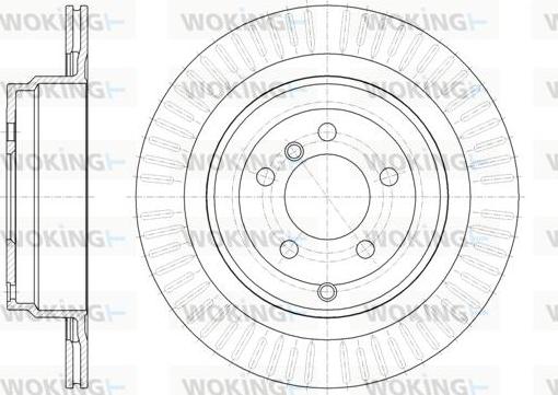 Woking D62064.10 - Тормозной диск autosila-amz.com