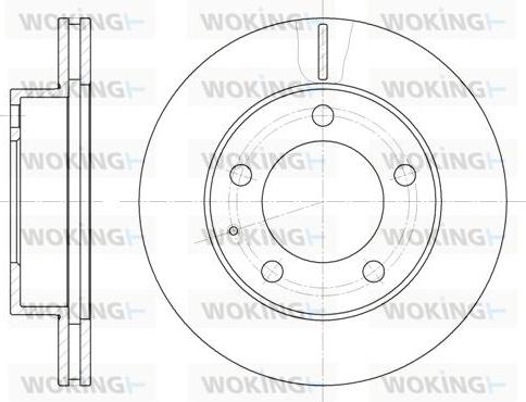 Woking D6203.10 - Тормозной диск autosila-amz.com
