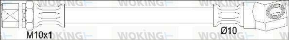 Woking G1950.00 - Тормозной шланг autosila-amz.com