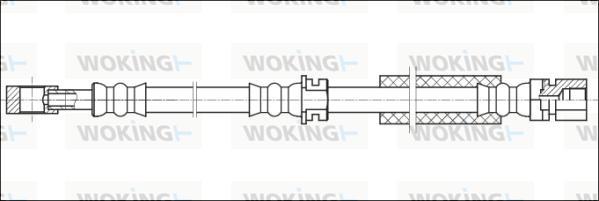 Woking G1904.35 - Тормозной шланг autosila-amz.com