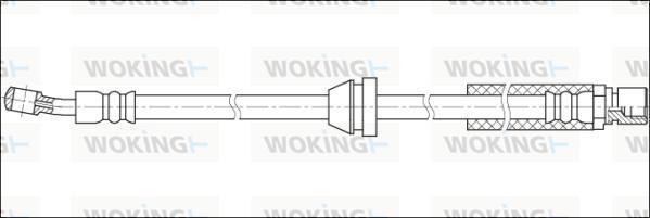 Woking G1904.24 - Тормозной шланг autosila-amz.com
