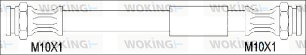 Woking G1906.02 - Тормозной шланг autosila-amz.com
