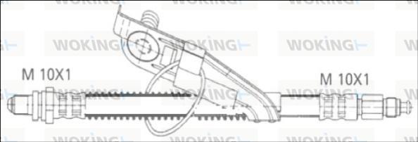 Woking G1903.67 - Тормозной шланг autosila-amz.com