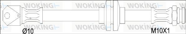 Woking G1903.85 - Тормозной шланг autosila-amz.com