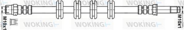 Woking G1903.39 - Тормозной шланг autosila-amz.com