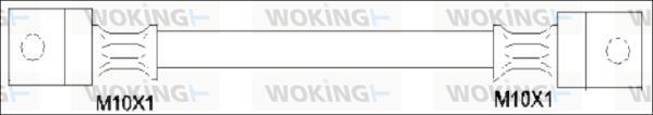 Woking G1907.00 - Тормозной шланг autosila-amz.com