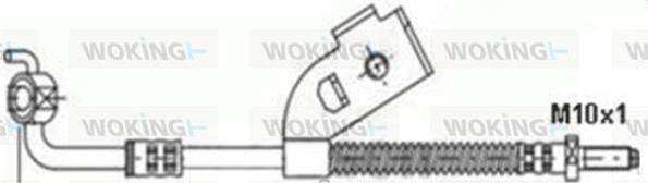 Woking G1939.00 - Тормозной шланг autosila-amz.com