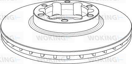 AP 44075 - Тормозной диск autosila-amz.com