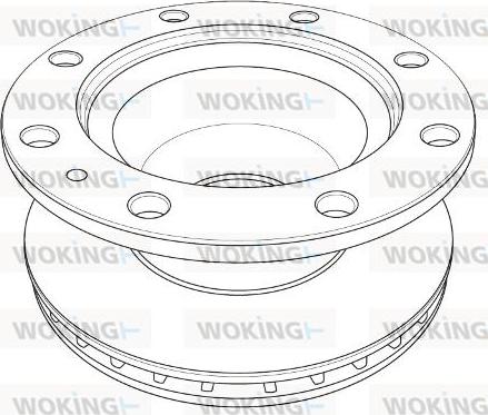 Woking NSA1202.20 - Тормозной диск autosila-amz.com