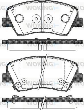 Hyundai (BEIJING) 581014VA10 - Тормозные колодки, дисковые, комплект autosila-amz.com