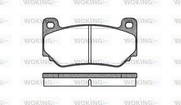 DJ Parts BP2611 - Тормозные колодки, дисковые, комплект autosila-amz.com