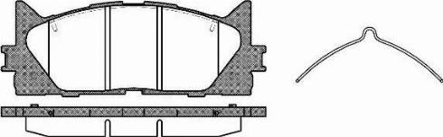 Woking P13333.00 - Тормозные колодки, дисковые, комплект autosila-amz.com