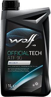 Wolf 8332364 - WOLF OFFICIALTECH ATF 9G MB 236.17 Масло трансмиссионное синт. (1L) autosila-amz.com