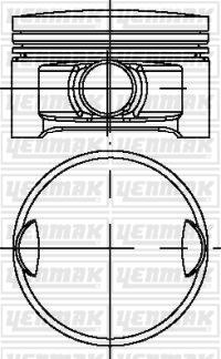 Yenmak 39-04330-000 - Поршень autosila-amz.com