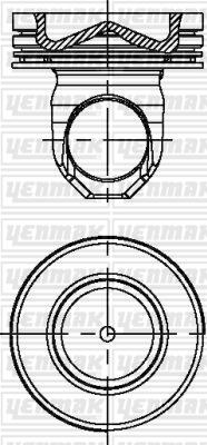 Yenmak 31-04653-000 - Поршень autosila-amz.com