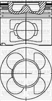 Yenmak 31-04615-000 - Поршень autosila-amz.com