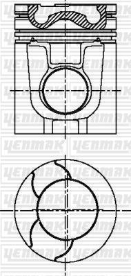 Yenmak 31-04087-000 - Поршень autosila-amz.com