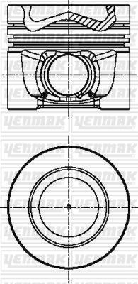 Yenmak 31-04341-000 - Поршень autosila-amz.com