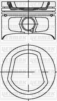 Yenmak 31-04321-000 - Поршень autosila-amz.com