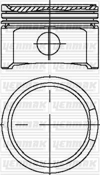 Yenmak 31-04299-000 - Поршень autosila-amz.com