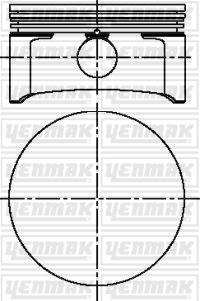 Yenmak 31-04219-000 - Поршень autosila-amz.com