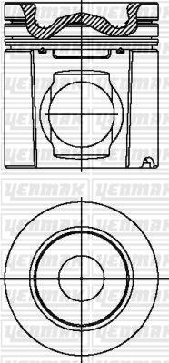 Yenmak 31-03920-000 - Поршень autosila-amz.com