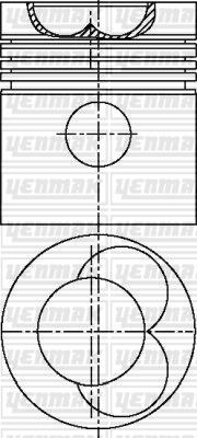 Yenmak 31-03445-000 - Поршень autosila-amz.com