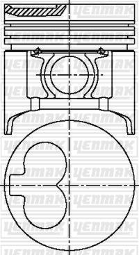 Yenmak 31-03530-000 - Поршень autosila-amz.com