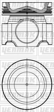 Yenmak 31-30019-000 - Поршень autosila-amz.com