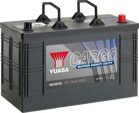 Yuasa 663SHD - Стартерная аккумуляторная батарея, АКБ autosila-amz.com