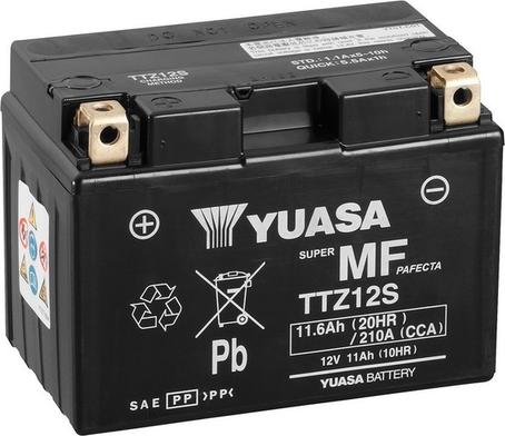 Yuasa TTZ12S - Стартерная аккумуляторная батарея, АКБ autosila-amz.com