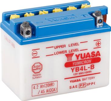 Yuasa YB4L-B(CP) - Стартерная аккумуляторная батарея, АКБ autosila-amz.com