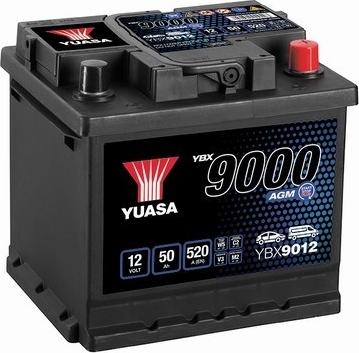 Yuasa YBX9012 - Стартерная аккумуляторная батарея, АКБ autosila-amz.com