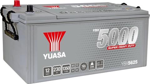 Yuasa YBX5625 - Аккумулятор Yuasa YBX5000 Super Heavy Duty виброустойчивый 230 А/ч 1350 А размер 516x274x236 autosila-amz.com