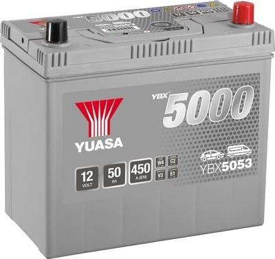 Yuasa YBX5053 - Стартерная аккумуляторная батарея, АКБ autosila-amz.com